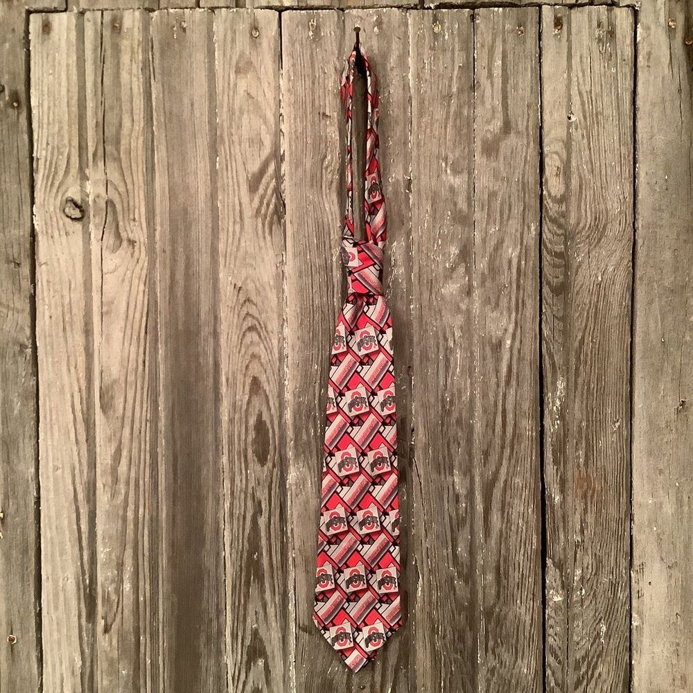 Ohio State Buckeyes Men’s Neck Tie - Football
